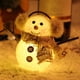thumbnail image 5 of Adornos navideños con luces LED de muñeco de nieve, adornos navideños de escritorio Estilo B, 5 of 9