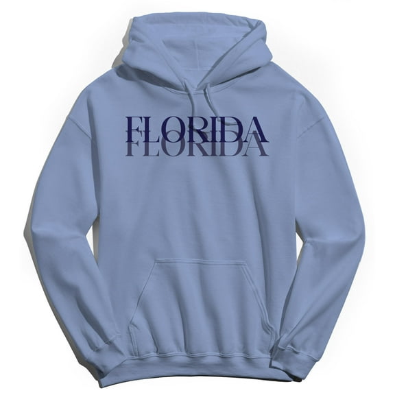 Florida Humor Graphic Light Blue Men's Crewneck Sweatshirt Hoodie