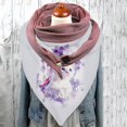 thumbnail image 3 of Universal Autumn Winter Warm Windproof Cat Prints Double-Layer Buckle Scarf, 3 of 9