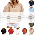 thumbnail image 3 of Women Fashion Hoodie Oversized Sweatshirt Casual Pullover Tops for Fall Winter Orange,XL, 3 of 8