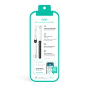 Quip Adult Electric Toothbrush Full Head, Built-in Timer + Travel Case, Charcoal Plastic