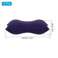 thumbnail image 2 of Uxcell Oreiller Gonflable, Oreiller de Voyage Ultraléger pour Camping Randonnée, Violet Foncé 3 Pack, 2 of 6