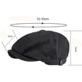 thumbnail image 2 of CoCopeaunts Newsboy Cap Spring Autumn Flat Cap Men Vintage Artist Painter Beret Hat Retro Octagonal Newsboy Hats for Women, 2 of 7