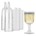 thumbnail image 1 of Shatterproof Clear Plastic Wine Glasses - Recyclable Disposable & Reusable Goblets for Champagne Dessert, 20Pcs, 1 of 5
