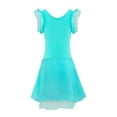 thumbnail image 2 of CHICTRY Kids Toddler Little Girls Solid Color Tutu Ballet Dance Leotard Dress,Sizes 2-12, 2 of 3