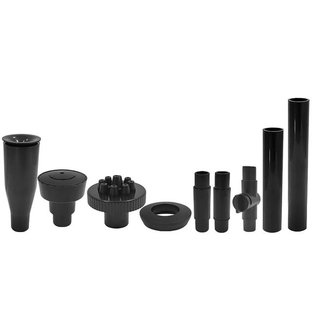 GloryStar 9pcs Fountain Pump Nozzle Set Adjustable Height Waterfall Sprinkler Spray Heads For Submersible Pump