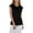 Black, variant on Unir Women's Casual Sleeveless Tank Top, Loose Fit Crew Neck Basic T-Shirt, 1 Piece, M-XXL Plus Size Friendly