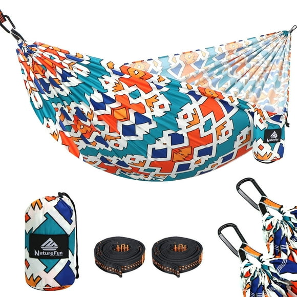 Hamaca NATUREFUN Ultra Ligera para Camping y Viajes - Soporta 300 kg