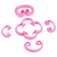 thumbnail image 2 of Rdeghly 1Set 12Pcs Flower Rose Sugarcraft Cake Cookies Pastry Fondant Chocolate Cutter Mold Decoration, Fondant Cutters, Cake Decor, 2 of 7