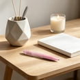 thumbnail image 5 of Retractable Gel Pens, 0.5mm Fine Point Black Ink Pen with Refillable 0.03 fl oz Ink for Office Notes Journaling Planner, Pink Barrel, 5 of 6