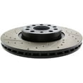 thumbnail image 3 of StopTech Slotted & Drilled Sport Brake Rotor Fits select: 2009-2014 VOLKSWAGEN JETTA, 2012-2022 VOLKSWAGEN PASSAT, 3 of 10