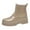 Beige, variant on Women Rain Boots Ankle Rain Boots Waterproof Non- Casual Shoes Short Rain Boots Wide Calf For Gardening Outdoor Work And Everyday Wear Rain Boots