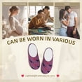 thumbnail image 7 of KLL Leopard Print Pattern Adult Unisex Cozy Slippers,Fuzzy Slip-on Slippers TPR Sole Slippers Comfort Plush Home Footwear for Indoor & Outdoor-35/36, 7 of 7