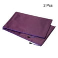 thumbnail image 2 of Uxcell B4 Document Pencil Pouch Waterproof Zipper File Bags, Purple 2 Pack, 2 of 6
