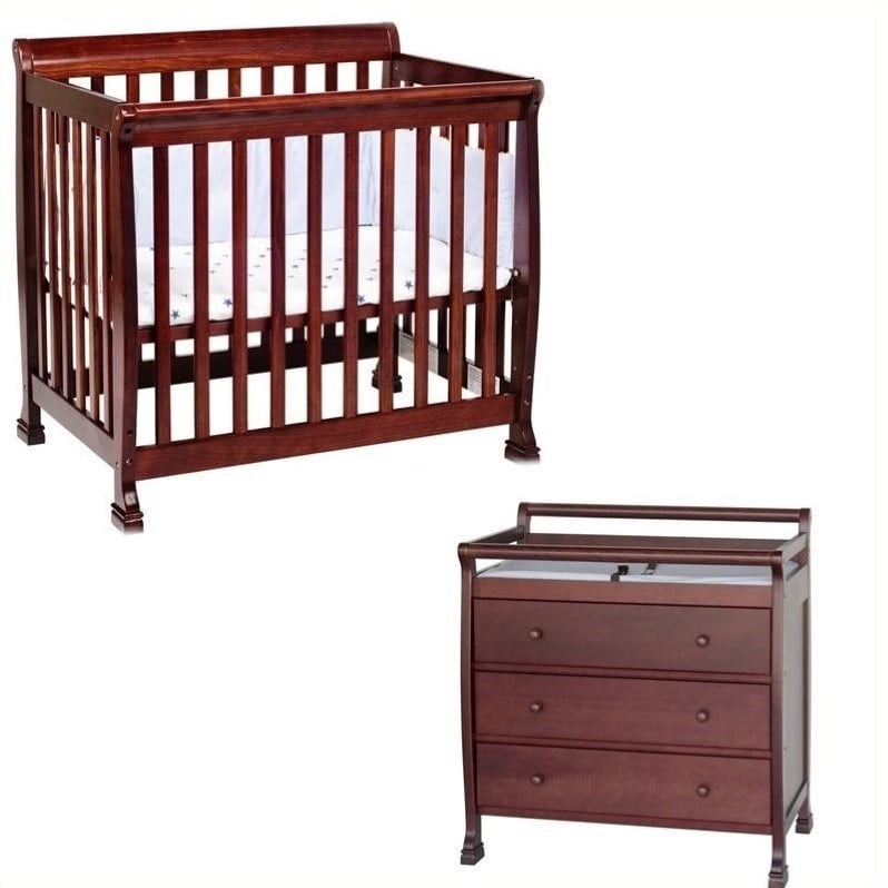 Davinci Kalani Mini 2 In 1 Convertible Crib With Changing Table In