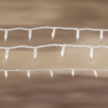 UPC: 0191518379174 | 50ct. Clear Mini String Lights with White Cord by Ashland®