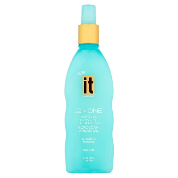 IT 12-in-One Leave In Hair Treatment Argan Oil Spray, 10.2 oz