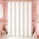 thumbnail image 1 of Shower Curtain,35.43x70.87in Waffle Textured Heavy Duty Thick Fabric Bathroom Shower Curtain,Waterproof Washable Shower Curtain for Bathtub Bathroom Home Decor, 1 of 6