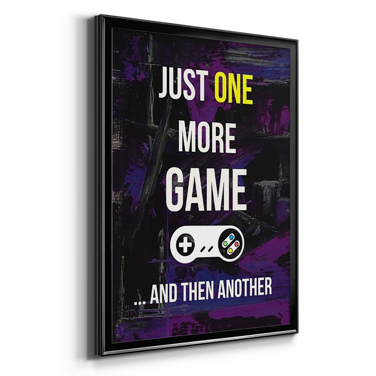 Gamer at Play II Premium Framed Print, in Gold, Black, or Silver - Ready to Hang