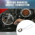 thumbnail image 2 of 3156A/3156 2-Wire Harness Sockets for LED Bulbs Turn Signal Lights Tail Lights DRL Lamps (Set of 2), 2 of 6