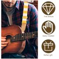 thumbnail image 3 of GOOHOCHY Correa Para Guitarra Con Patrón Estampado En Color Amarillo Ideal Para Regalo Y Uso Cómodo, 3 of 6