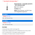 thumbnail image 2 of Shock Absorber - Compatible with 2015 - 2019 Chevy Tahoe 2016 2017 2018, 2 of 2