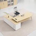 thumbnail image 4 of Free Shipping Organizer Office Desk Storage Bedroom Mid Century Modern Filing Cabinets Luxury Stand Up Mesa Escritorio Furniture My Lux Decor Round, 4 of 16