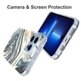 thumbnail image 4 of Case Compatiable with Apple iPhone 13 Pro Max 6.7 inch, Unique Marble Print Pattern Agate Slice Stone Design Soft TPU Slim Fit Protective Phone Cover Case for Women Girls - Marble#4, 4 of 5