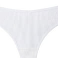 thumbnail image 3 of HUPOM Women'S Cotton Underwear Underwear Thong Casual Tie Comfort Waist White S, 3 of 3