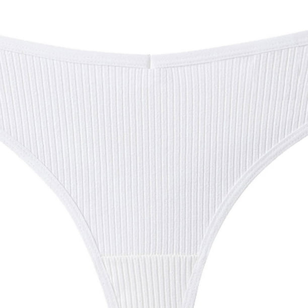 Cotton Thong Panties Intimate  Womens Thong Panties Cheeky - 3pcs