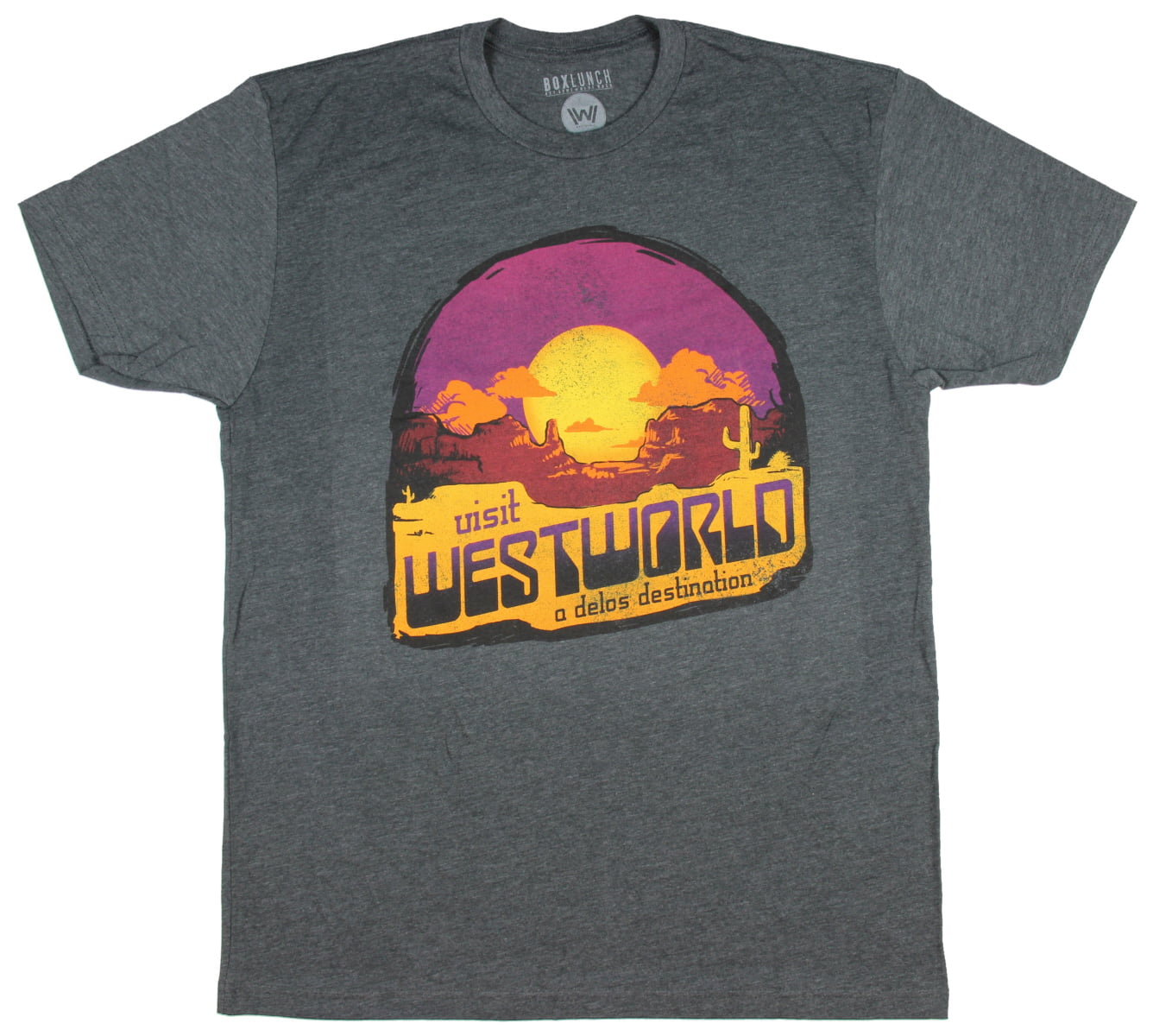 Black Officially Licensed Westworld Poster Men's T-Shirt S-XXL Sizes