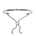 thumbnail image 1 of Bracelet ajustable Intuitions en acier inoxydable EMBRACE THE MOMENT Diamond Accent, 1 of 1