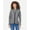 Black/ White, variant on CORE365 CE72W Women's Venture Heathered Stripe Full-Zip-BLACK/ WHITE-M
