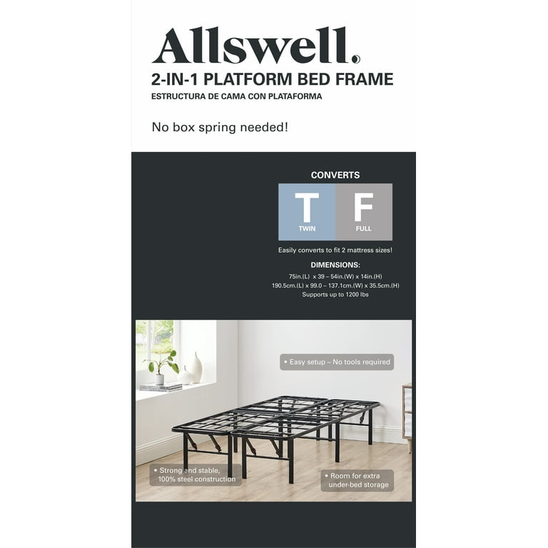 minxfoams様② ZINUS Platform Queen Bed Frame with Split Headboard | Ashley