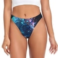 thumbnail image 1 of Fotbe Crystal Pattern White Horse Tanga Sin Costuras para Mujer con Estampado – Panties Invisibles, Transpirables y Cómodos para Uso Diario-X-Large, 1 of 6