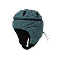thumbnail image 2 of kurtrusly EVA Goalkeeper Rugby Soccer Football Helmet Protector Guard Rugby Hat Head Protector Guard Dark Green, 2 of 9