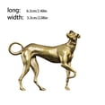 thumbnail image 4 of Ounissouiy Bonitos adornos de escritorio para perros, estatua de perros, figuritas decorativas delicadas a la moda, regalos de Navidad y cumpleaños, Decoración del hogar Ounissouiy HA077109-00B, 4 of 6