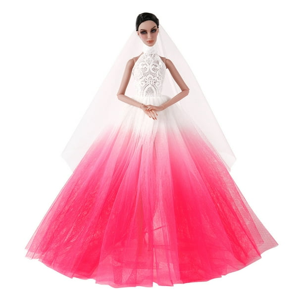 Barbie doll wedding dress online