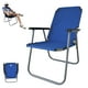 thumbnail image 1 of Silla Plegable de Playa Camping Exterior Resistente y Cómoda CJR Azul, 1 of 6