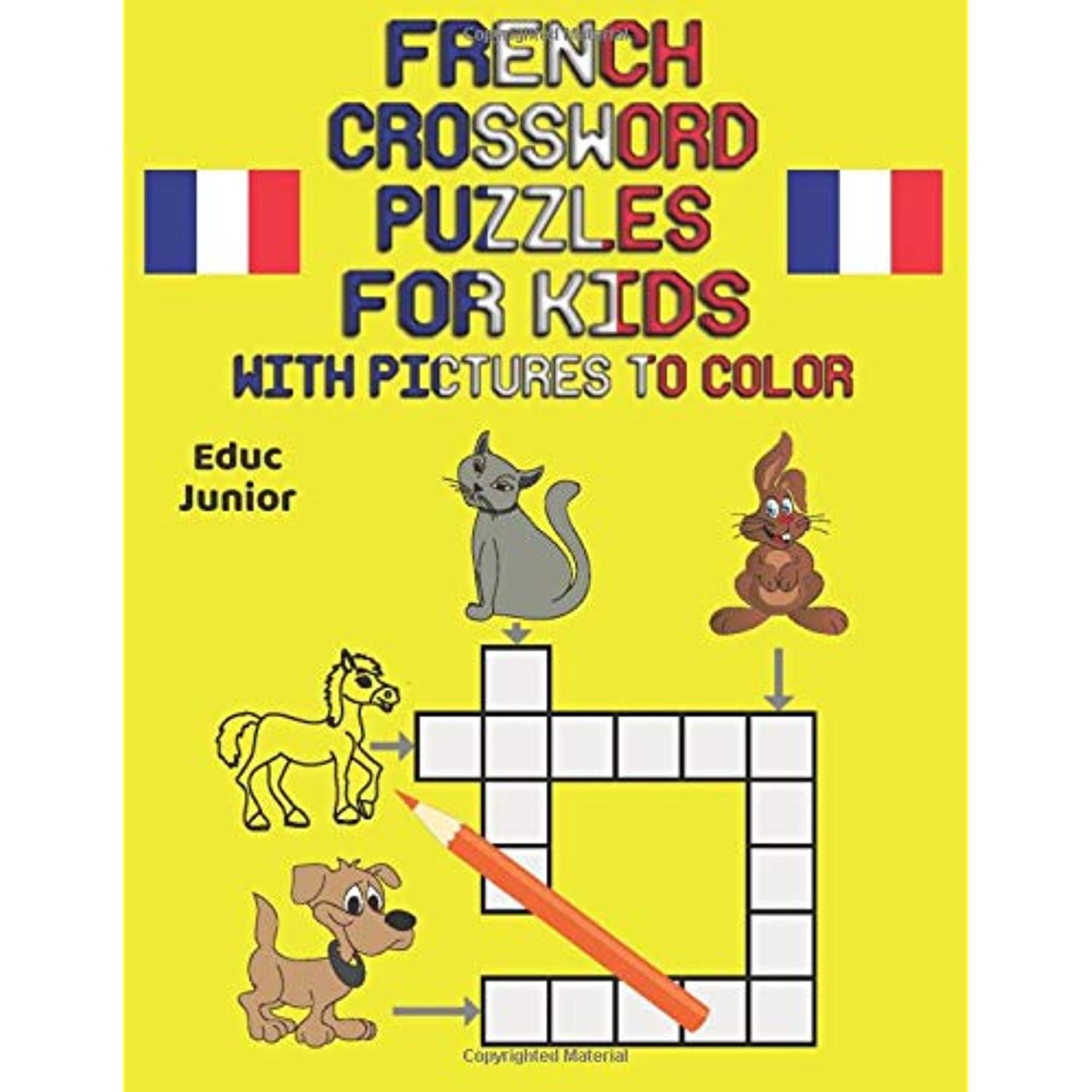 French crossword puzzles for kids with pictures to color | Walmart Canada