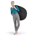 thumbnail image 3 of Gouchee Home Easy Black Bean Bag Chair – Soft Polyester Microfiber Fabric with Polystyrene Bead Filling, Suitable for Adults and Teens, Lightweight & Portable Seating for Dorm or Living Room, 3 of 7