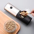 thumbnail image 1 of Gravity Electric Salt  Pepper Grinder  Large Capacity  Battry Power  Adjustable Coarseness  Dust Lid  LED Light, 1 of 12