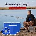 thumbnail image 3 of Portable Folding Car Water Bucket Versatile for Outdoor Barbecuing Fishing and Car Washing Easy to Store, 3 of 10