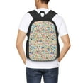 thumbnail image 6 of Daiia Famous Places Backpack for Men and Women -Durable Backpack Large Capacity, Water-Resistant Bag with Adjustable Straps and Laptop Compartment, 6 of 9