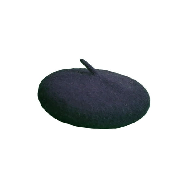 Gorro de lana cálido para perros Yuyangstore negro