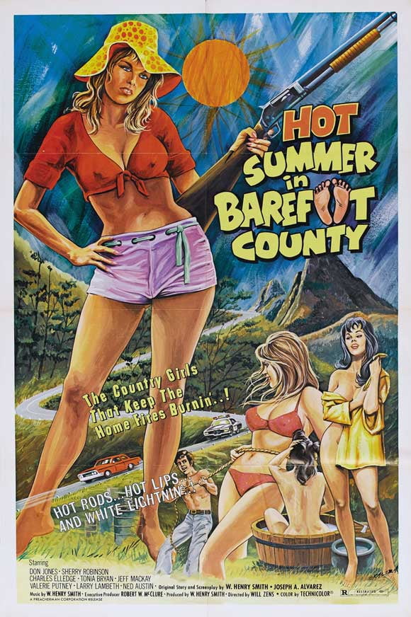 Hot Summer in Barefoot County - movie POSTER (Style A) (11