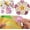 F, variant on Cherry Blossom Magnetic Bag Clip - Refrigerator Sealing Clip for Snack and Bread Bags - Pink (Large)