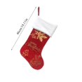 thumbnail image 2 of putnchl Christmas Socks Candy Boots With Small Bells Holiday Gift Bags Christmas Trees Boots For Fireplace, 2 of 4