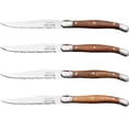 thumbnail image 1 of Cuchillos para Carne Laguiole LaguioleWoodLight 4pzas 23 cm Madera Café Claro Acero Inoxidable Cuchillo para carne., 1 of 4
