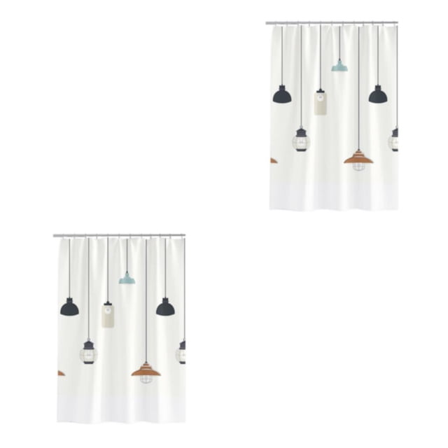 Toystoory La cortina de ducha con patrón geométrico transforma el baño en un elegante Type3 NO3